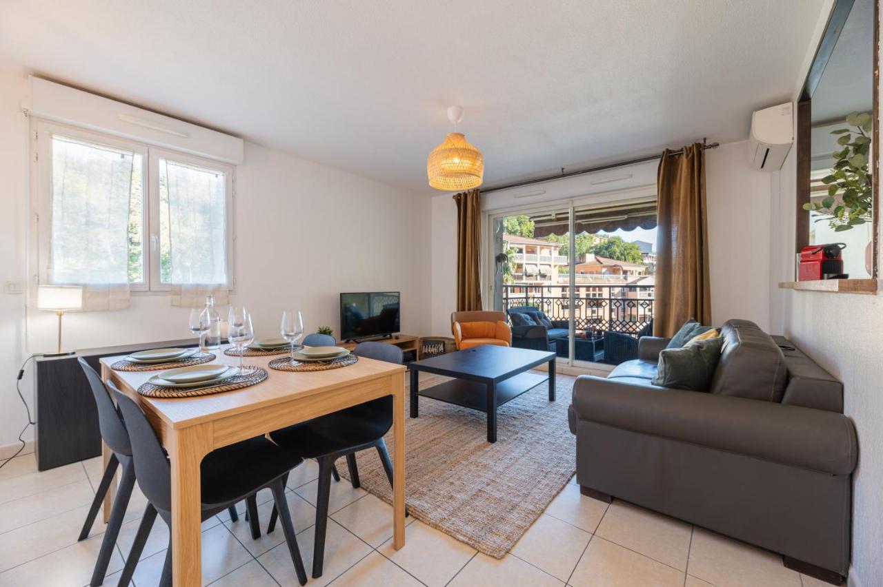 Appartement Familial, Terrasse, Val Des Castagnins Menton Eksteriør bilde